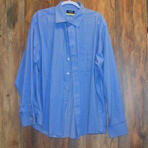 Chaps Button Down Mens Dress Shirt Regular Fit 18 1/2